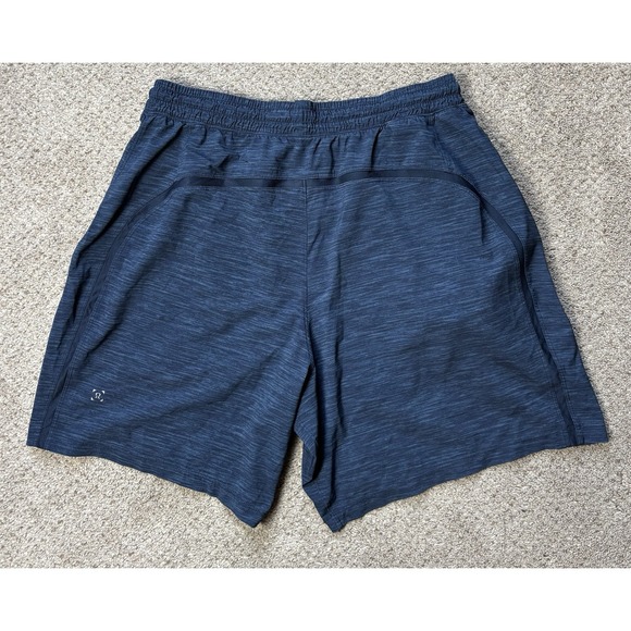 lululemon athletica Other - Lululemon Men's Large Pace Breaker Shorts 7" Unlined Navy Blue Athletic Running